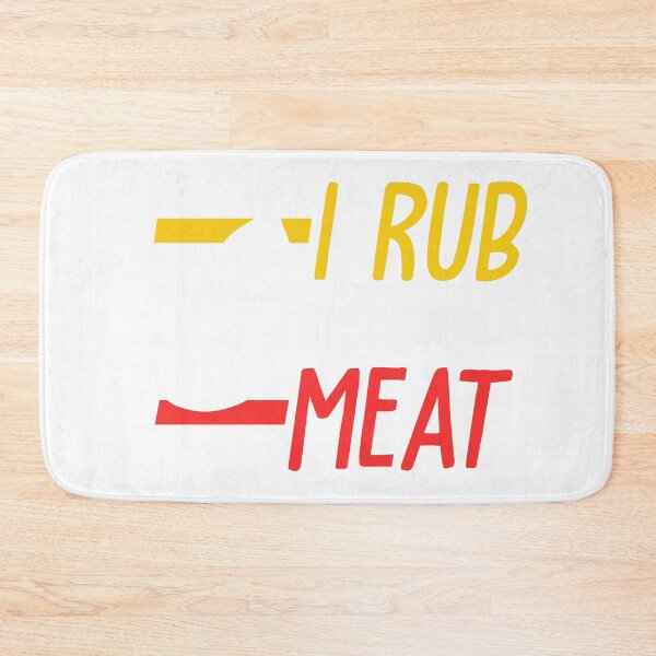 Item preview, Funny BBQ Chef gift | I Rub My Own Meat | Joke Chef design design designed and sold by Lisbob.