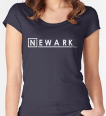 'Newark N.J.' Women's Fitted Scoop T-Shirt