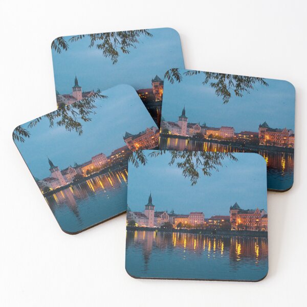 Item preview, Nightscape at Vltava River  designed and sold by Carmen Jost.
