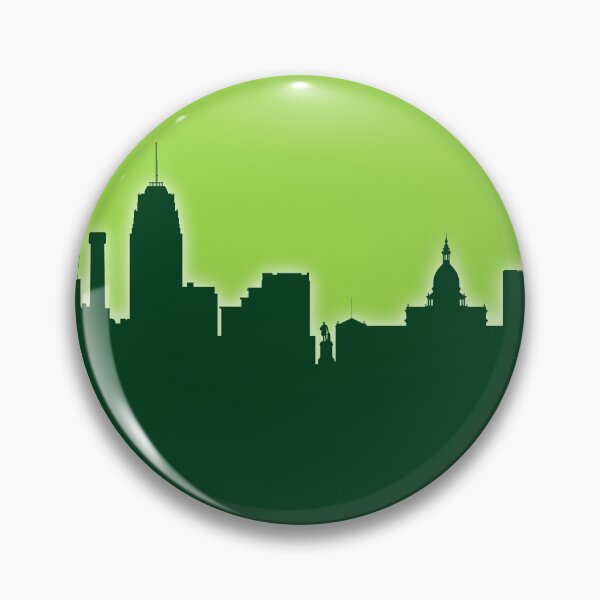 Item preview, Lansing Michigan Skyline designed and sold by ArtPrints.