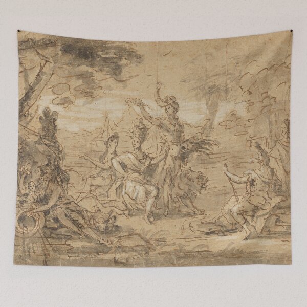 Item preview, Sketch for a Tapestry circa 1660 designed and sold by Hybridized.