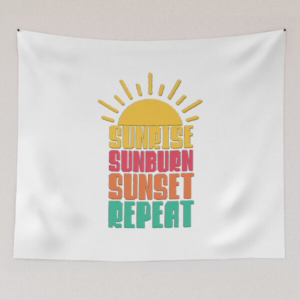 Item preview, sunrise sunburn sunset repeat designed and sold by MonteGrosso.