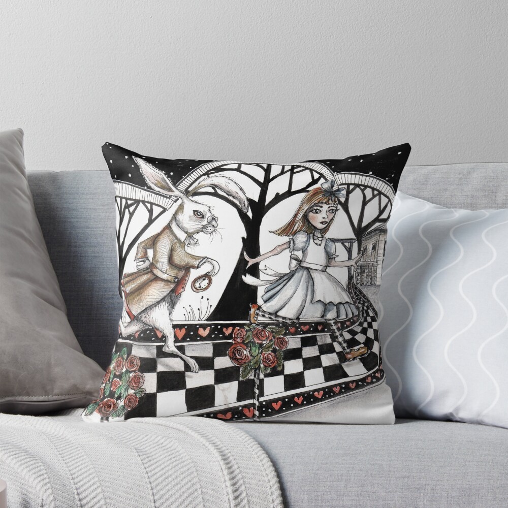 Item preview, Throw Pillow designed and sold by dishmoptop.