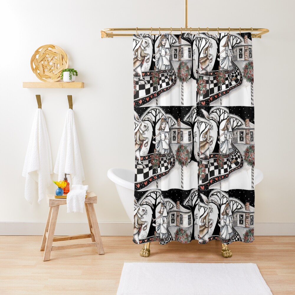 Item preview, Shower Curtain designed and sold by dishmoptop.