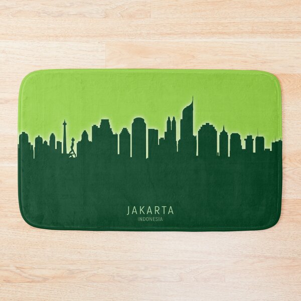 Item preview, Jakarta Skyline Indonesia designed and sold by ArtPrints.