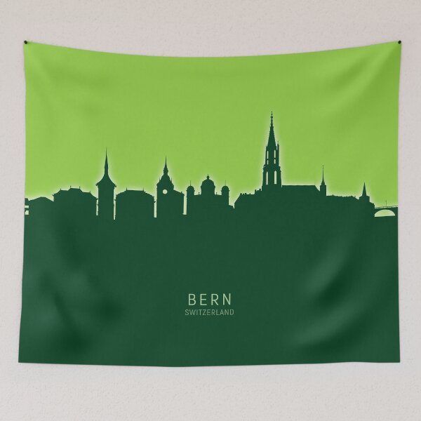 Item preview, Bern Switzerland Skyline designed and sold by ArtPrints.