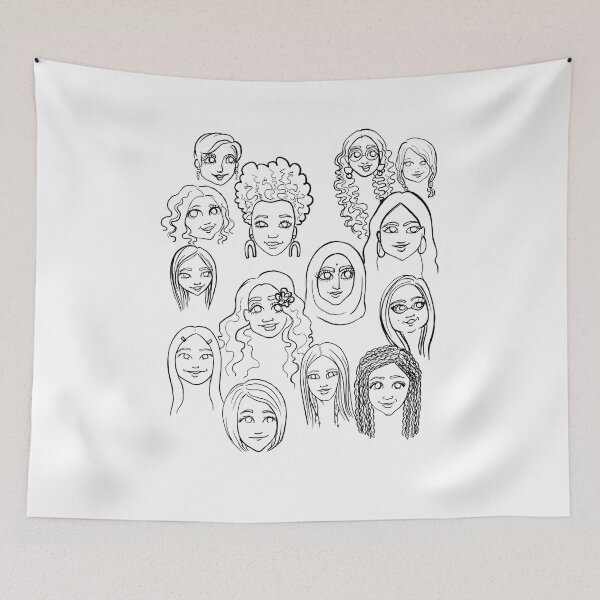 Item preview, Diversity is Beautiful (Black and White) designed and sold by ByAmyGraham.