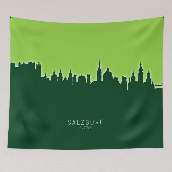 Item preview, Salzburg Austria Skyline designed and sold by ArtPrints.