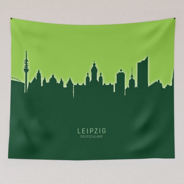 Item preview, Leipzig Germany Skyline designed and sold by ArtPrints.