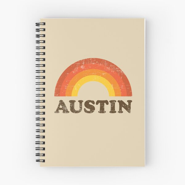 Item preview, Vintage Austin Vacation Souvenir Retro Rainbow designed and sold by Delightfully Cynical.