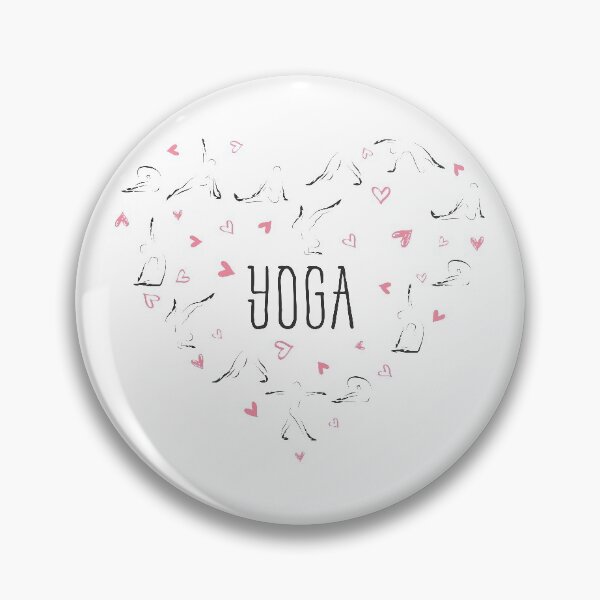 Item preview, Yoga poses in shape of a heart designed and sold by sashica.