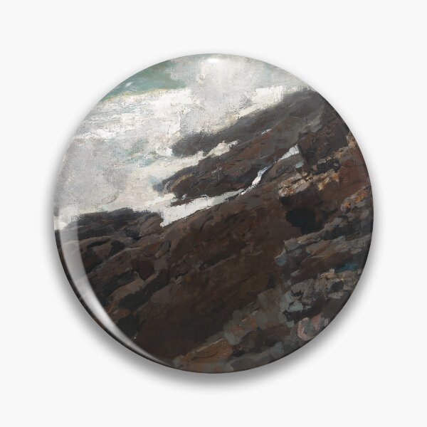 Item preview, Rocky Shore Painting Circa 1894 designed and sold by Hybridized.