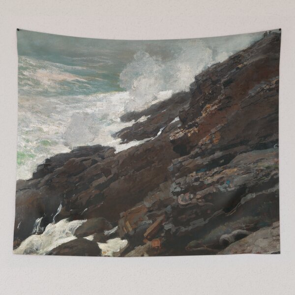 Item preview, Rocky Shore Painting Circa 1894 designed and sold by Hybridized.