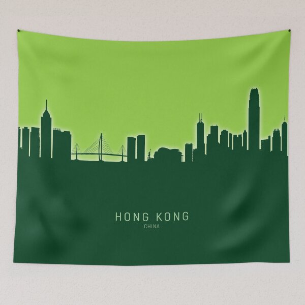 Artikelvorschau, Hong Kong Skyline entworfen und verkauft von ArtPrints.