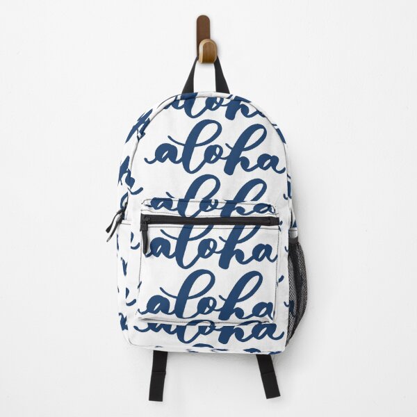 Item preview, Aloha from Hawaii - Blue Modern Brush Lettering designed and sold by Handwritten Aloha.