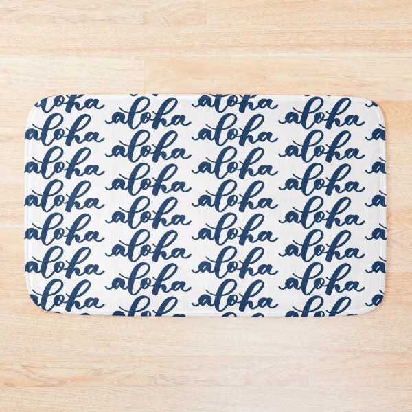 Item preview, Aloha from Hawaii - Blue Modern Brush Lettering designed and sold by Handwritten Aloha.