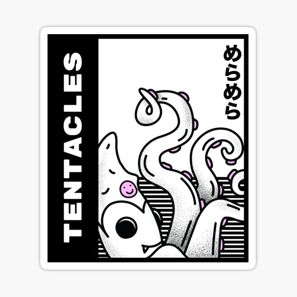 One Tentacle Stickers Redbubble