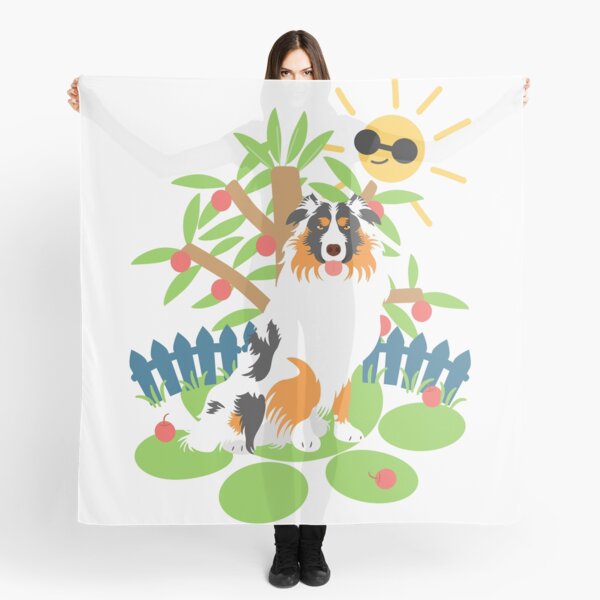 Foulards Sur Le Theme Mignon Berger Australien Chien Redbubble