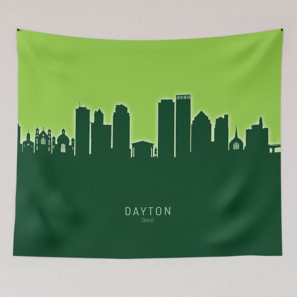 Item preview, Dayton Ohio Skyline designed and sold by ArtPrints.