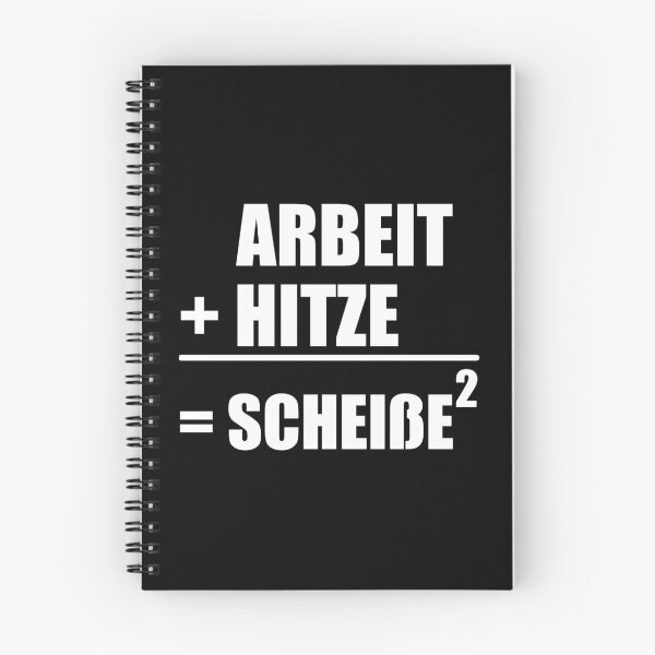 Artikelvorschau, Arbeit + Hitze = Scheiße² | Geschenkidee entworfen und verkauft von Argentini.