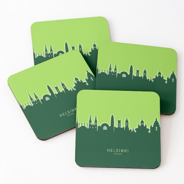 Artikelvorschau, Helsinki Finland Skyline entworfen und verkauft von ArtPrints.