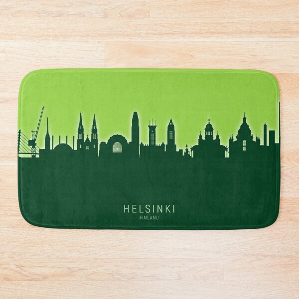 Aperçu de l'œuvre Helsinki Finland Skyline créée et vendue par ArtPrints.