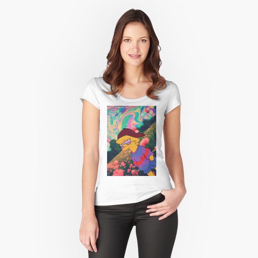 Item preview, Fitted Scoop T-Shirt designed and sold by psych-apparel.
