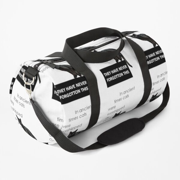 In Ancient Times Cats Were Worshipped As Gods Duffle Bag