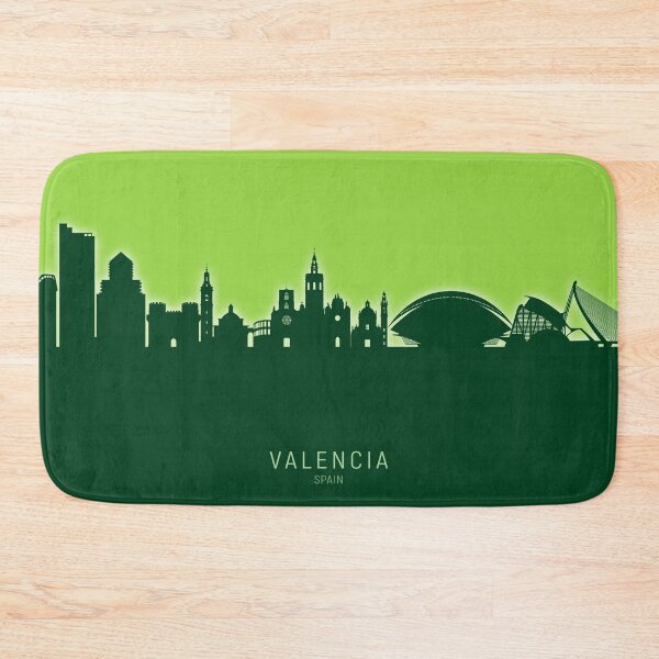 Item preview, Valencia Spain Skyline designed and sold by ArtPrints.