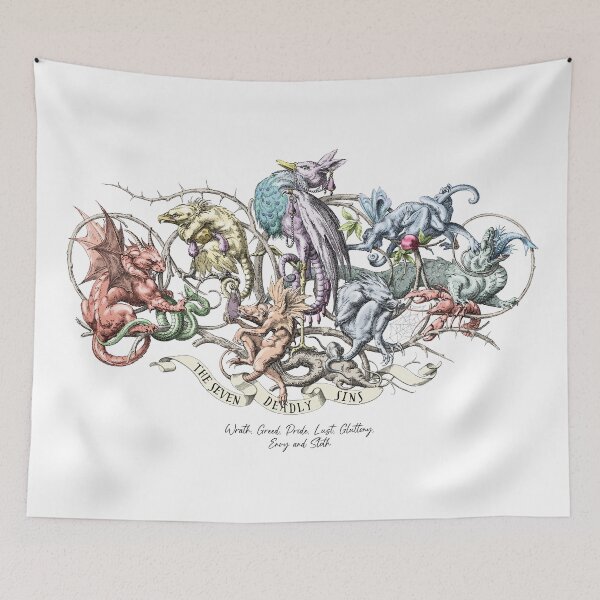 Item preview, 7 Deadly Sins circa 1866 designed and sold by ebrawne.