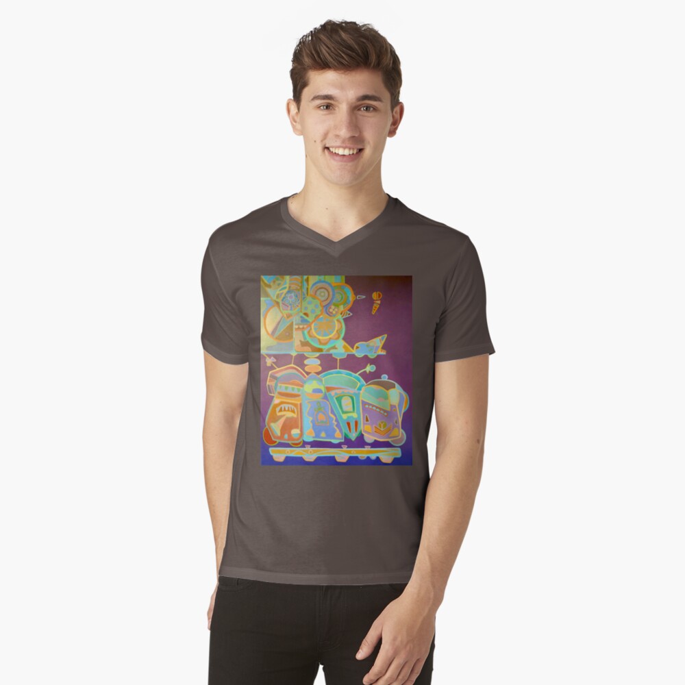 Item preview, V-Neck T-Shirt designed and sold by AnnetteArt.