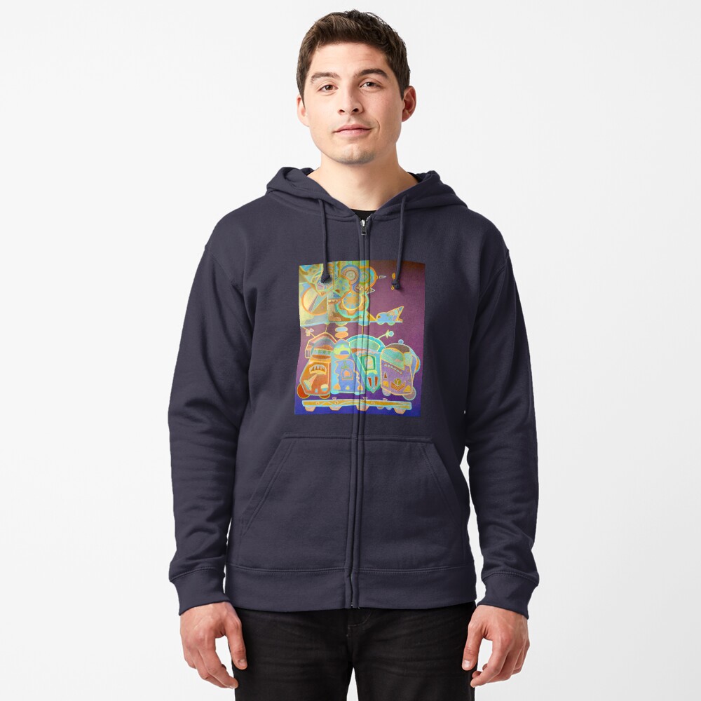 Item preview, Zipped Hoodie designed and sold by AnnetteArt.