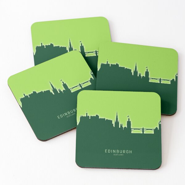 Item preview, Edinburgh Scotland Skyline designed and sold by ArtPrints.