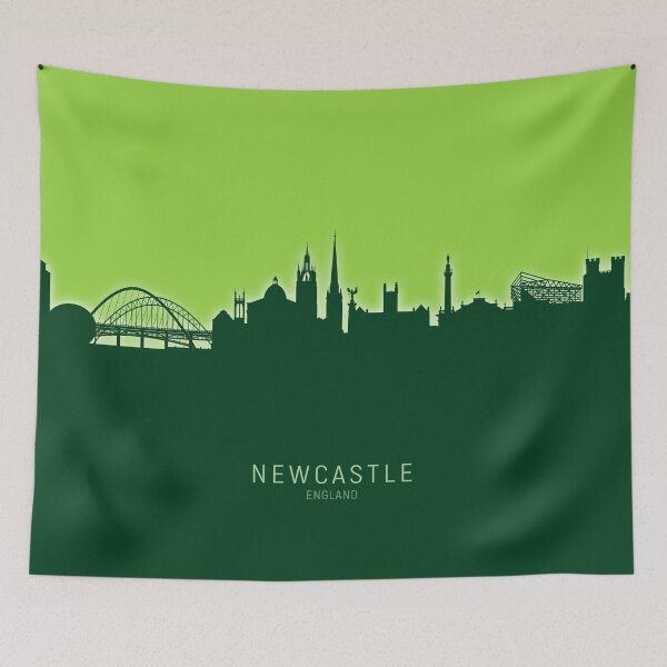 Artikelvorschau, Newcastle England Skyline entworfen und verkauft von ArtPrints.