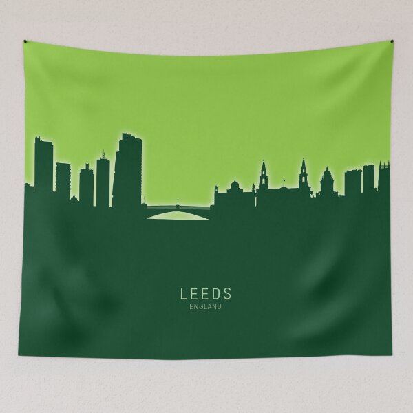 Item preview, Leeds England Skyline designed and sold by ArtPrints.