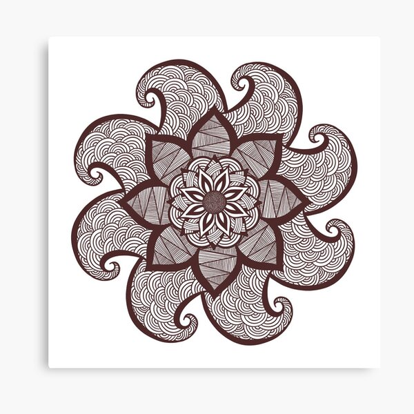 Item preview, Coffee Colored Mandala designed and sold by ArtByTorey.