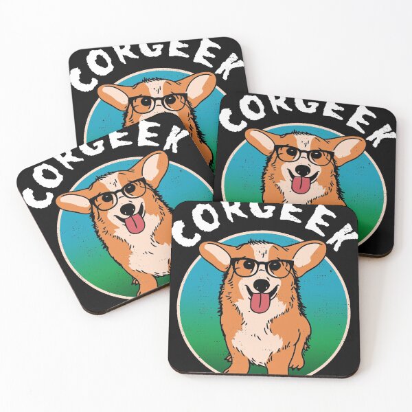 Item preview, Funny Corgi Geek Corgeek Book Lovers Gift design graphic designed and sold by Lisbob.