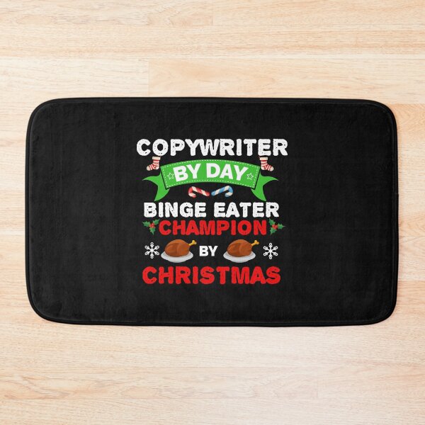 Item preview, Copywriter by day Binge Eater by Christmas Xmas designed and sold by losttribe.