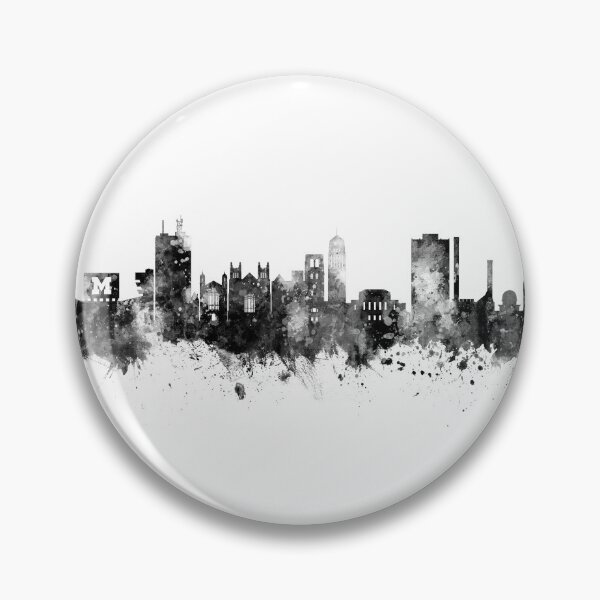 Item preview, Ann Arbor Michigan Skyline designed and sold by ArtPrints.