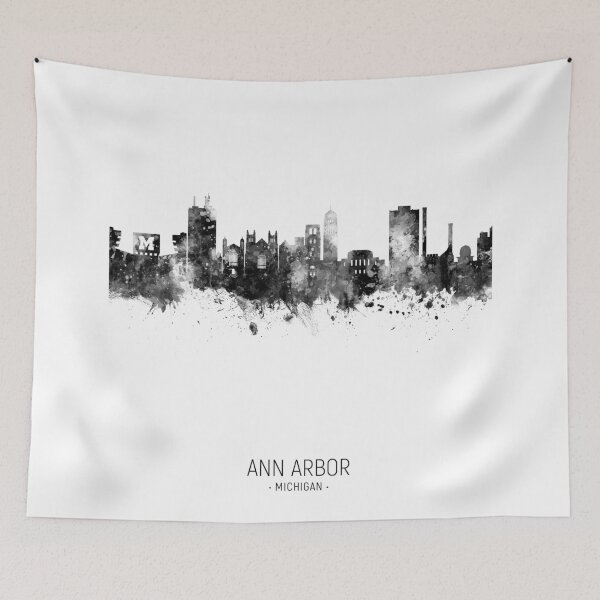 Item preview, Ann Arbor Michigan Skyline designed and sold by ArtPrints.