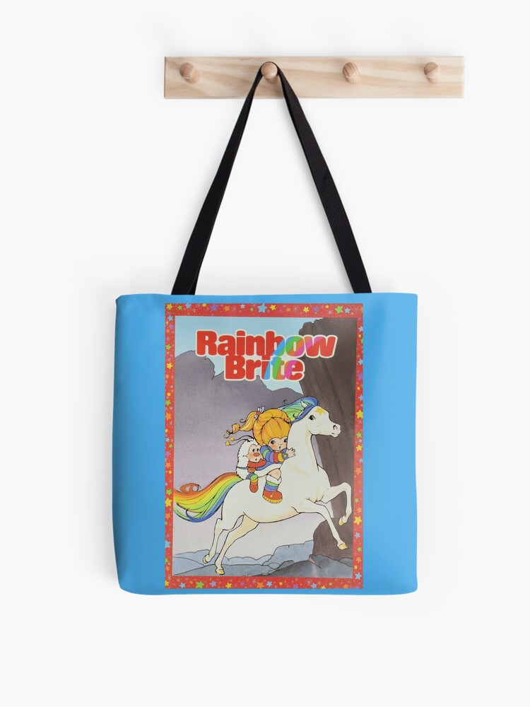 Patti Shopping Tote Bag  Rainbow Unicorn Birthday Surprise