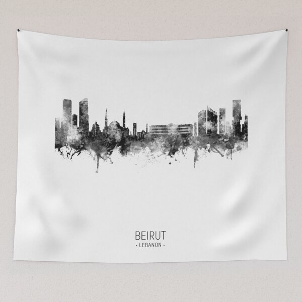 Item preview, Beirut Lebanon Skyline designed and sold by ArtPrints.