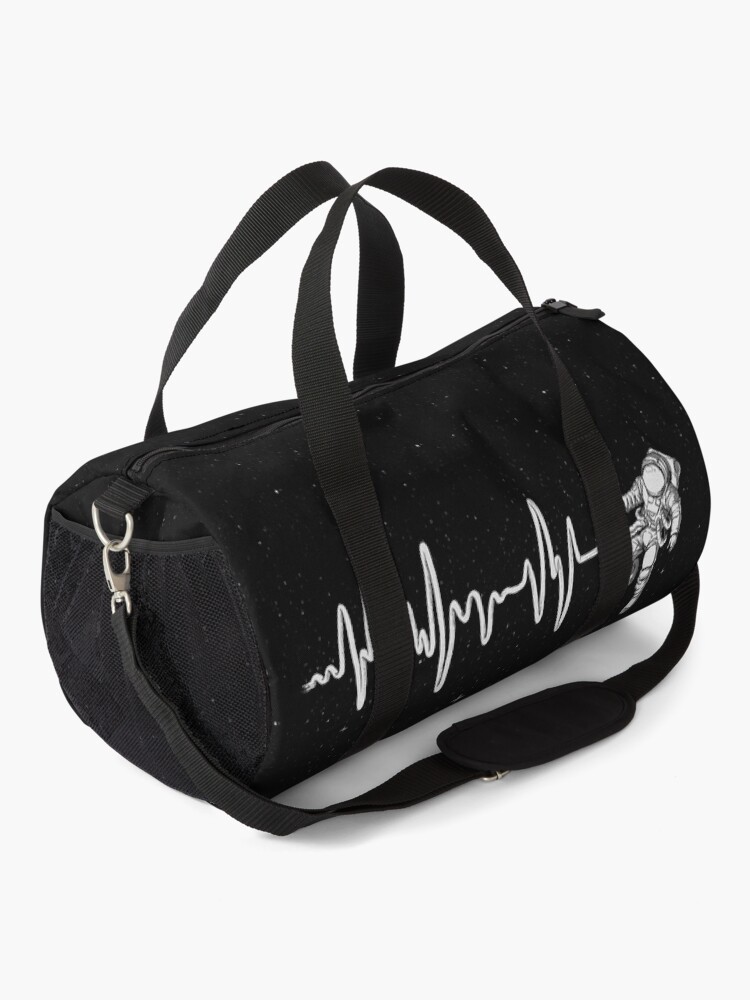 Alternate view of Space Heartbeat Duffle Bag