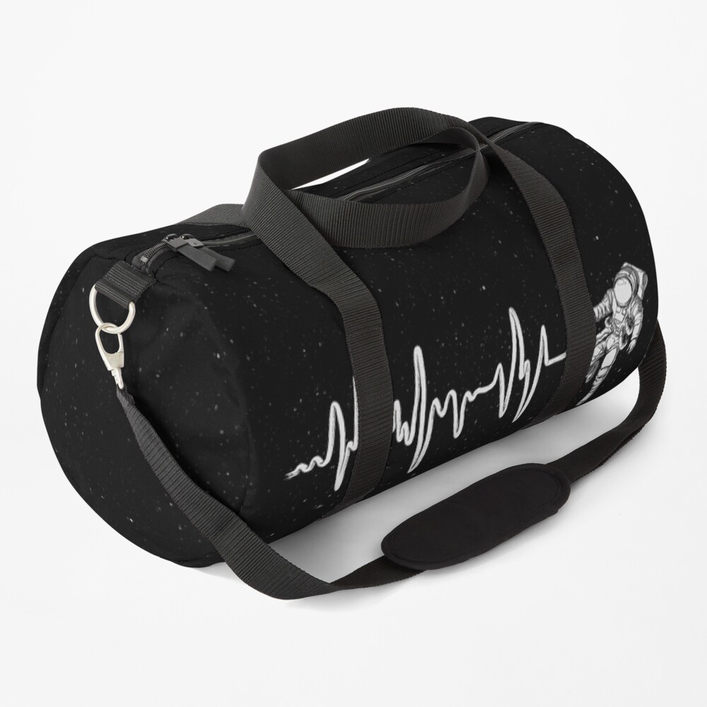 Space Heartbeat Duffle Bag