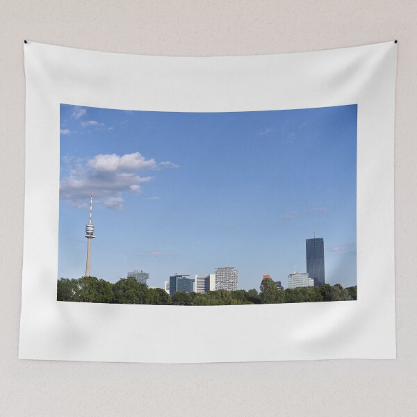 Item preview, Donau city in Vienna cityscape Austria designed and sold by goceris.
