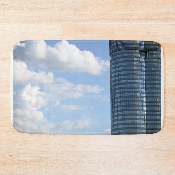 Item preview, Skyscraper and blue sky with clouds in Vienna Austria designed and sold by goceris.