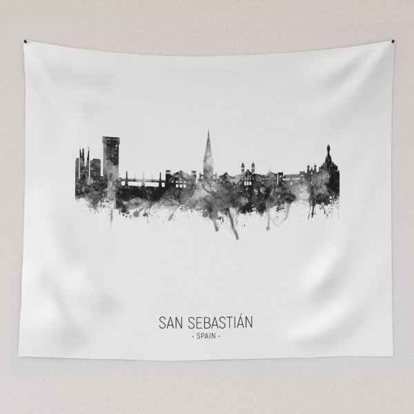 Item preview, San Sebastian Spain Skyline designed and sold by ArtPrints.