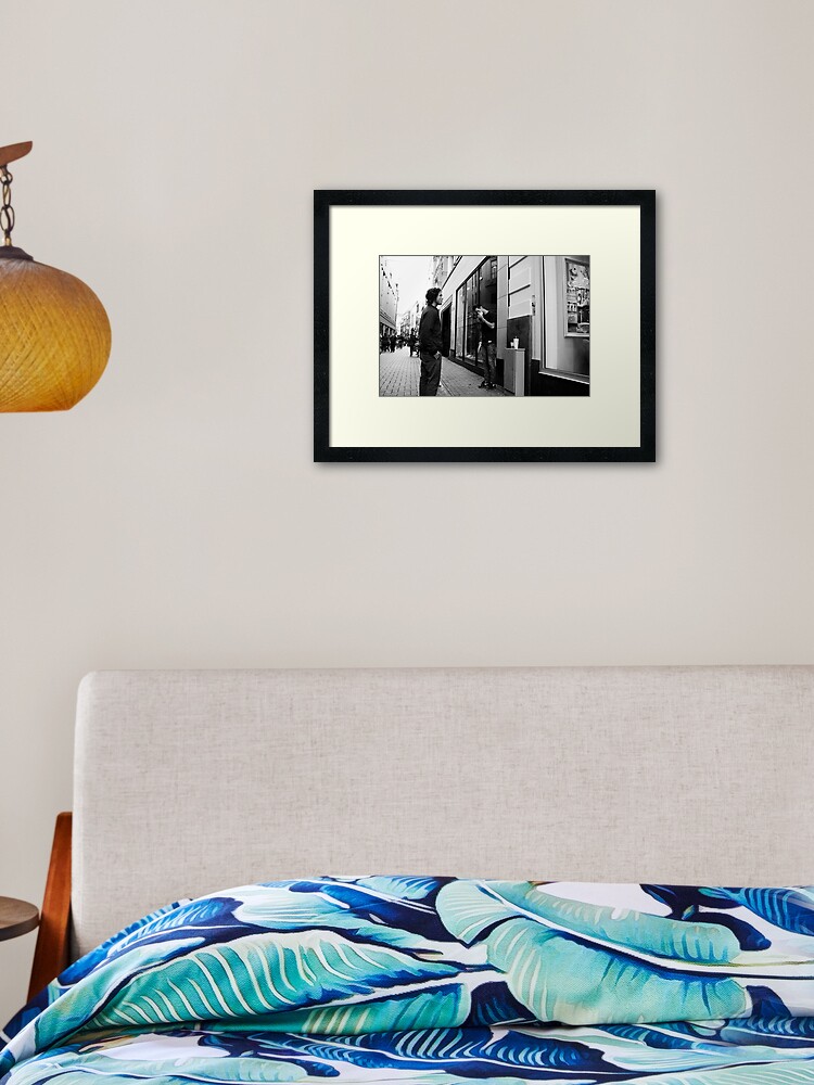 Thumbnail 2 of 7, Framed Art Print, Let's have a smoke first designed and sold by steppeland.