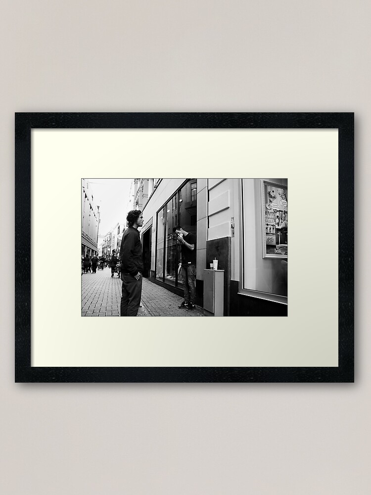 Thumbnail 1 of 7, Framed Art Print, Let's have a smoke first designed and sold by steppeland.