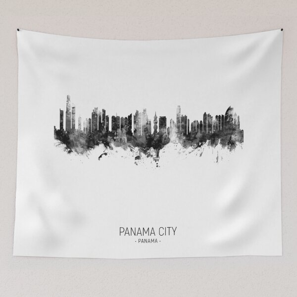 Artikelvorschau, Panama City Skyline entworfen und verkauft von ArtPrints.
